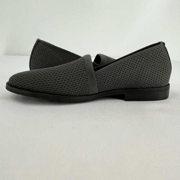 Eileen Fisher Demi Recycled Stretch Knit Loafer Size 6 Charcoal Gray Slip On - Picture 5 of 12
